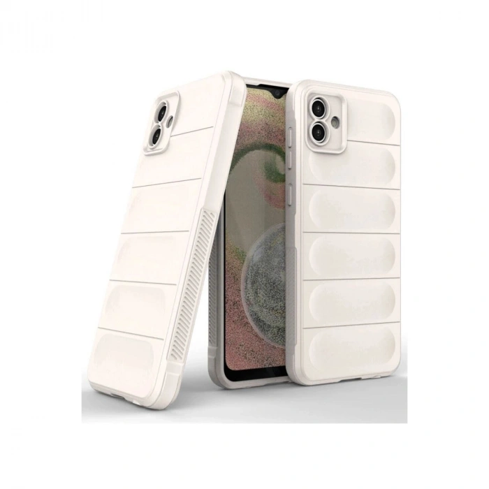MARSİLYAN™- Samsung Galaxy A04 Kılıf Optimum Silikon - Krem