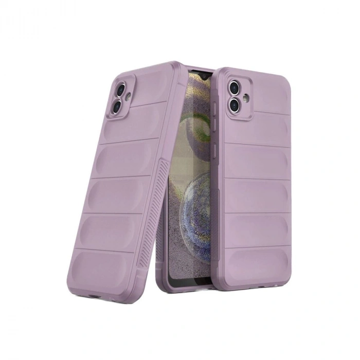MARSİLYAN™- Samsung Galaxy A05 Kılıf Optimum Silikon - Mor