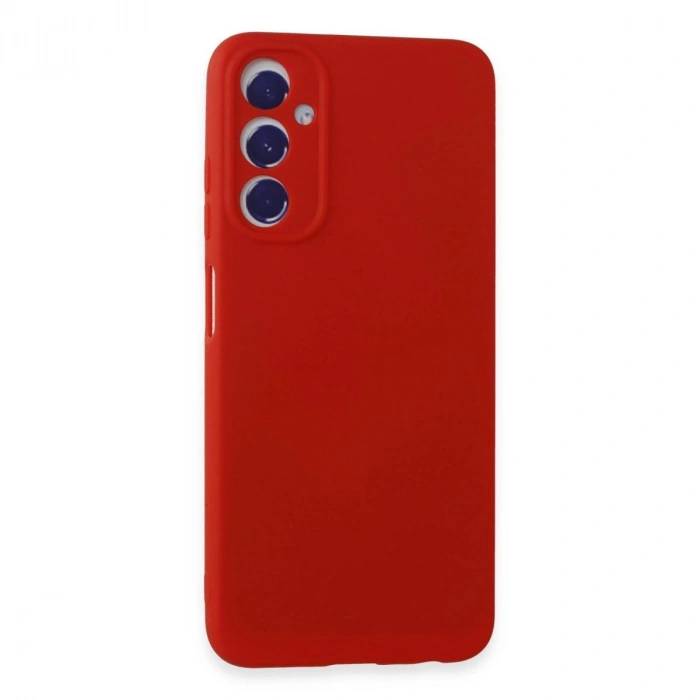 MARSİLYAN™- Samsung Galaxy A05s Kılıf First Silikon - Kırmızı