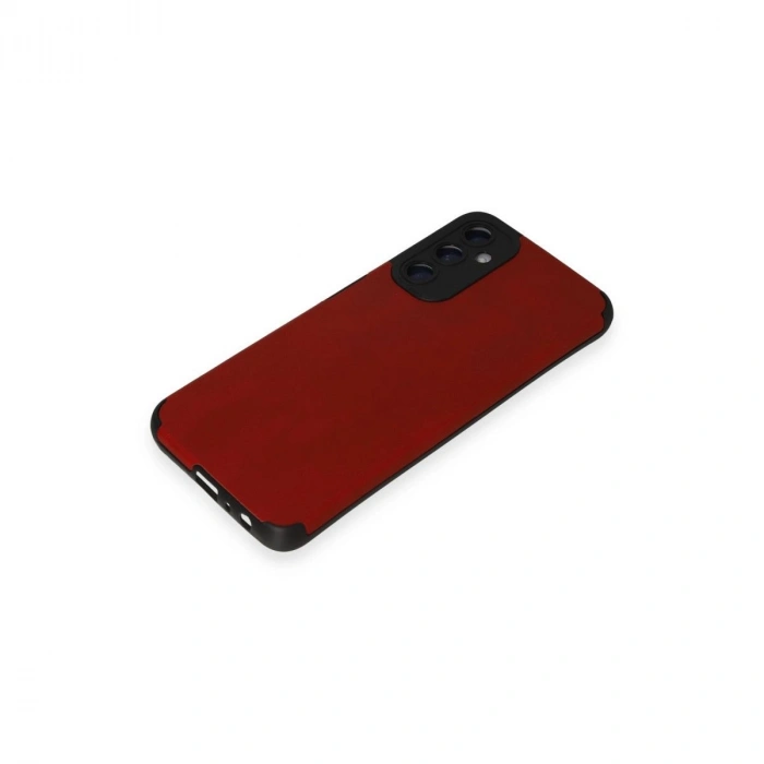 MARSİLYAN™- Samsung Galaxy A05s Kılıf Loop Deri Silikon - Kırmızı
