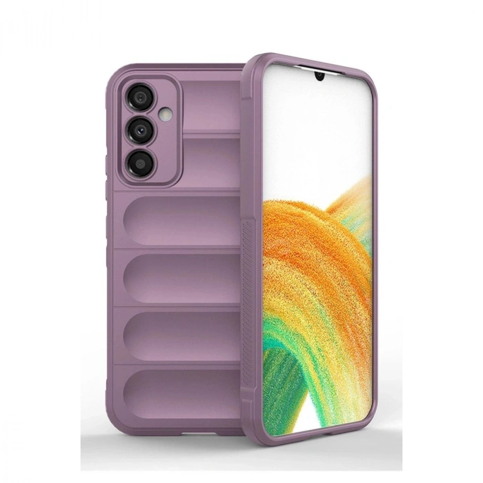 MARSİLYAN™- Samsung Galaxy A05s Kılıf Optimum Silikon - Mor
