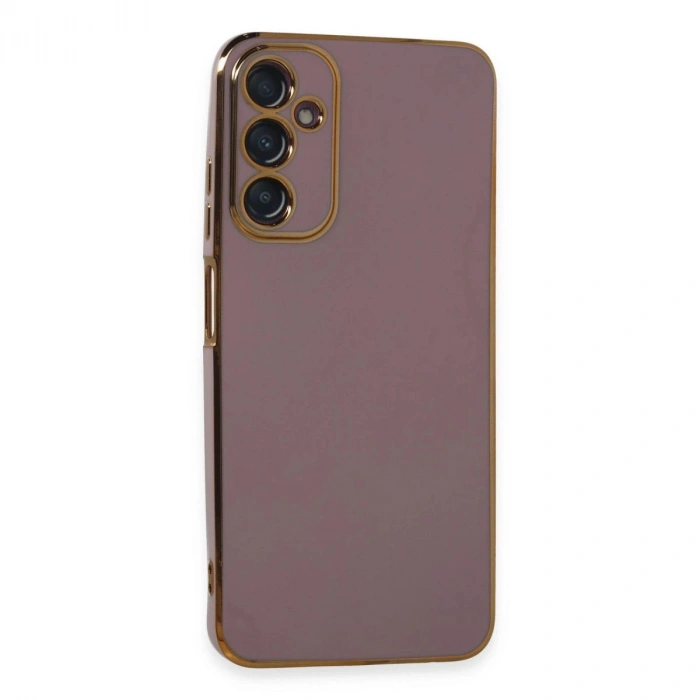 MARSİLYAN™- Samsung Galaxy A05s Kılıf Volet Silikon - Mor