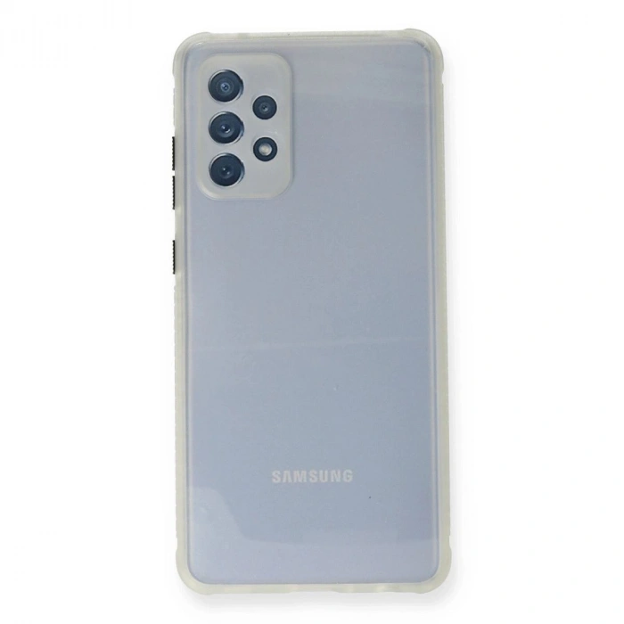MARSİLYAN™- Samsung Galaxy A72 Kılıf Miami Şeffaf Silikon - Şeffaf