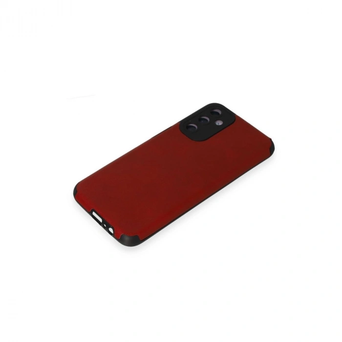 MARSİLYAN™- Samsung Galaxy M14 5g Kılıf Loop Deri Silikon - Kırmızı