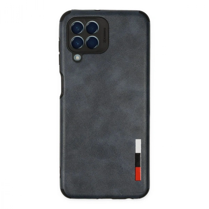 MARSİLYAN™- Samsung Galaxy M33 Kılıf Loop Deri Silikon - Lacivert