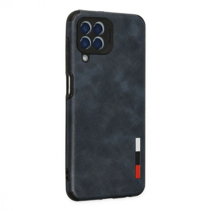 MARSİLYAN™- Samsung Galaxy M33 Kılıf Loop Deri Silikon - Lacivert