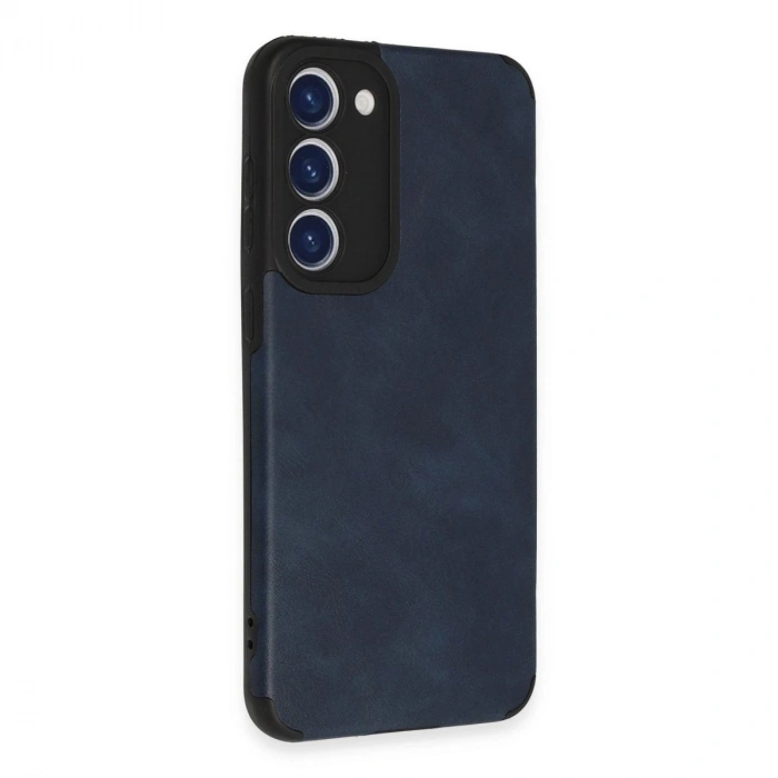 MARSİLYAN™- Samsung Galaxy S23 Plus Kılıf Loop Deri Silikon - Lacivert