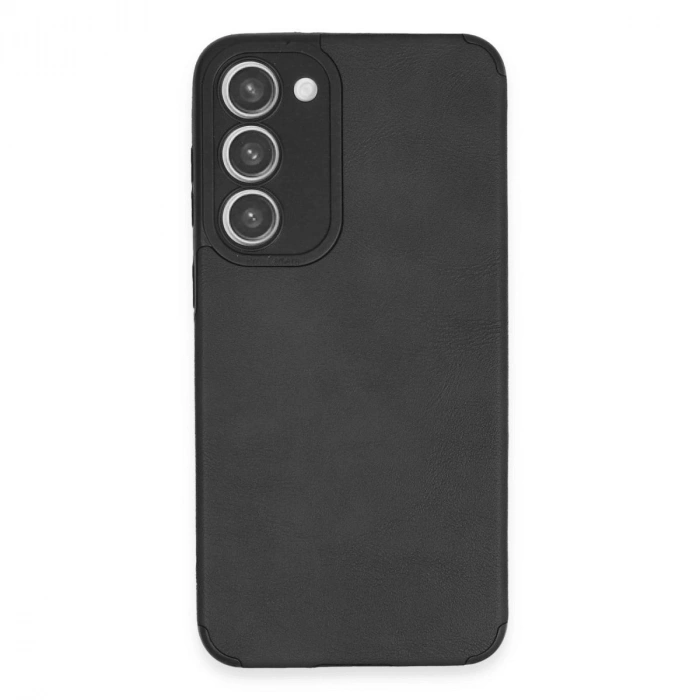 MARSİLYAN™- Samsung Galaxy S23 Plus Kılıf Loop Deri Silikon - Siyah