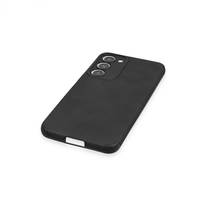 MARSİLYAN™- Samsung Galaxy S23 Plus Kılıf Loop Deri Silikon - Siyah