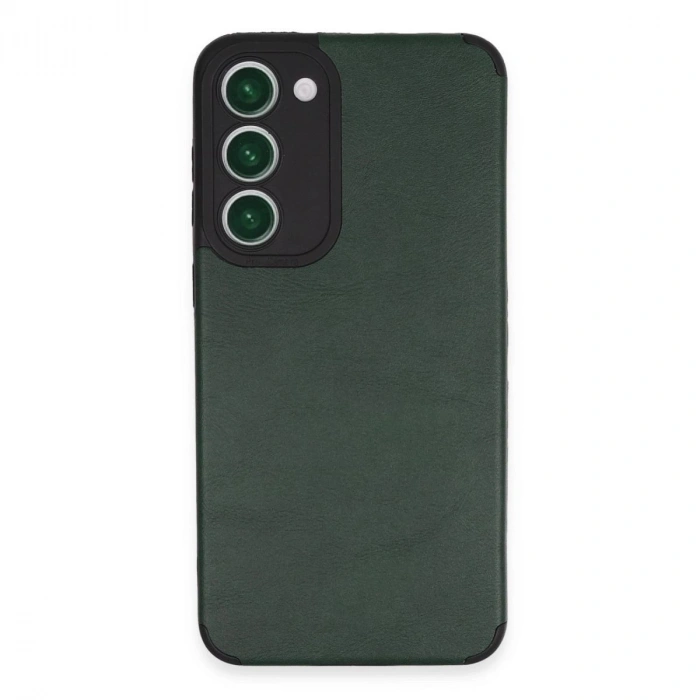 MARSİLYAN™- Samsung Galaxy S23 Plus Kılıf Loop Deri Silikon - Yeşil