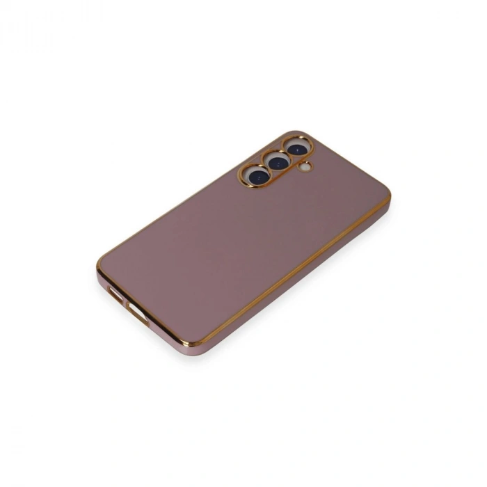 MARSİLYAN™- Samsung Galaxy S24 Plus Kılıf Volet Silikon - Mor