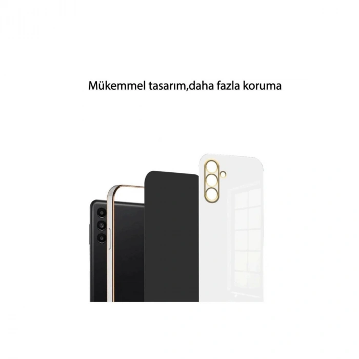 MARSİLYAN™- Samsung Galaxy S25 Plus Kılıf Volet Silikon - Mavi