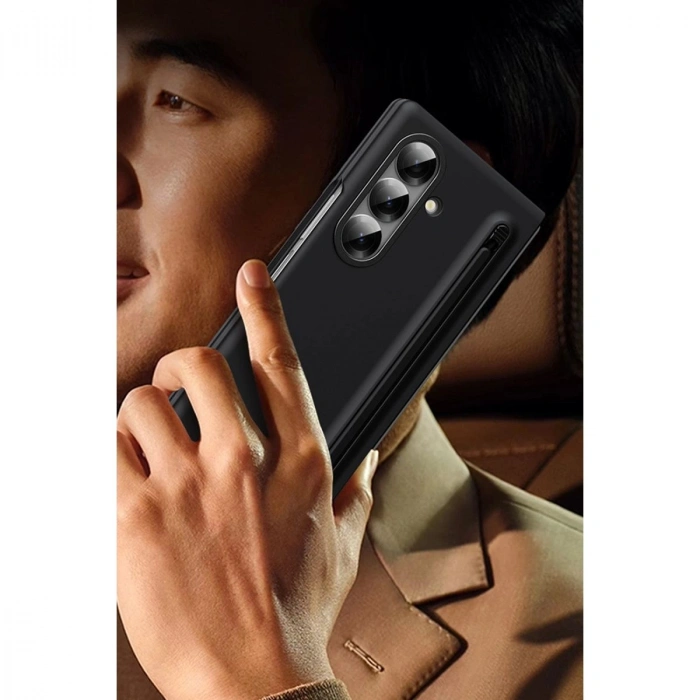 MARSİLYAN™-  Samsung Galaxy Z Fold 6 Hole Fold Kapak - Siyah