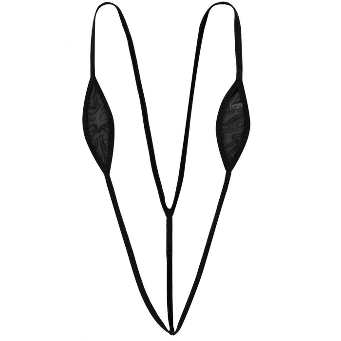 MARSİLYAN-- Siyah Fantezi Sütyen Seksi İç Çamaşırı Takımı