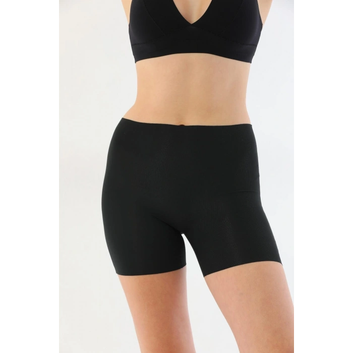 MARSiLYAN-  Siyah MI 2703 Lazer Kesim İz Yapmaz Hayalet Boxer