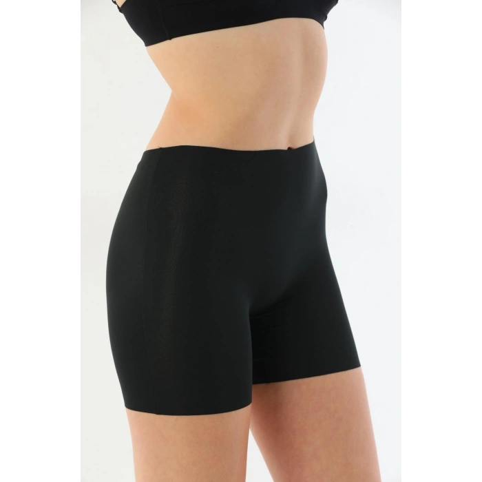 MARSiLYAN-  Siyah MI 2703 Lazer Kesim İz Yapmaz Hayalet Boxer