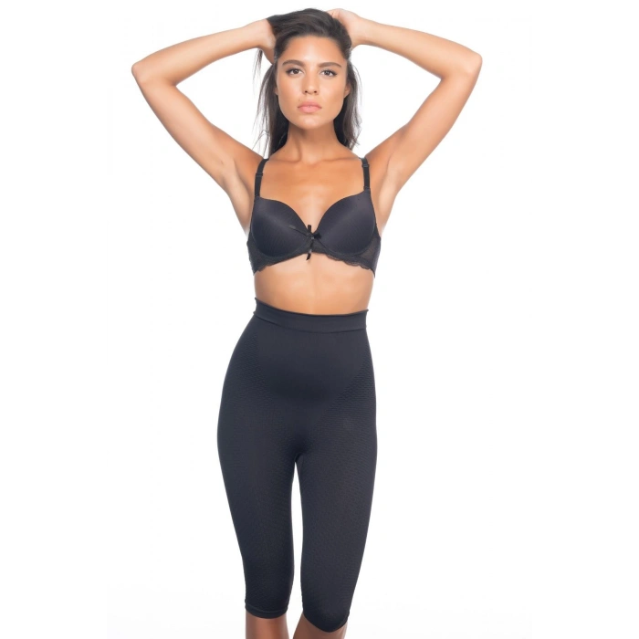 MARSiLYAN-  Siyah MI Emay 2040 Anti Selülit Boxer Korse