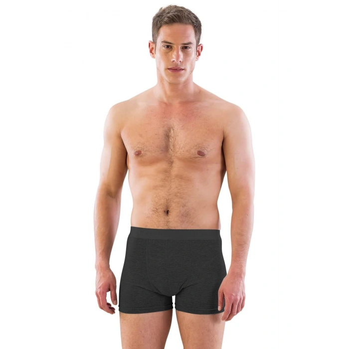 MARSiLYAN-  Siyah MI Emay 6700 Erkek Boxer