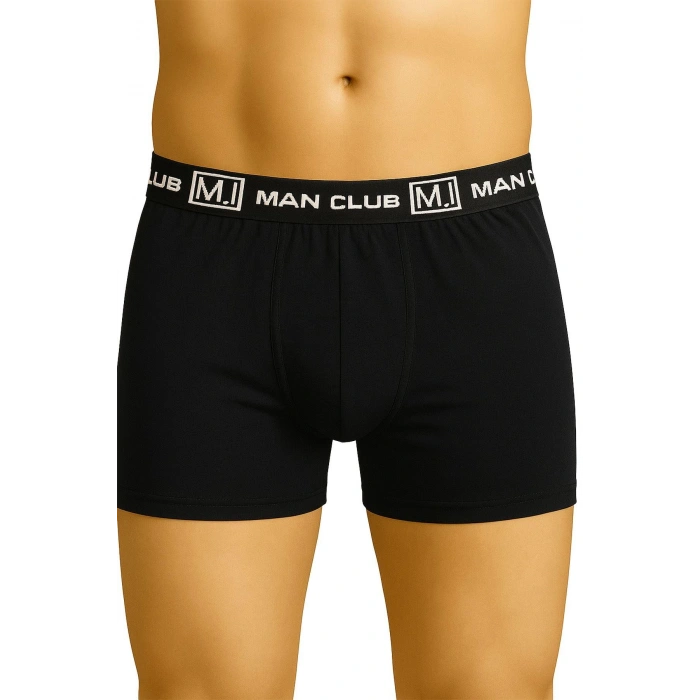 MARSiLYAN-  Siyah MI Emay 6700 Erkek Boxer