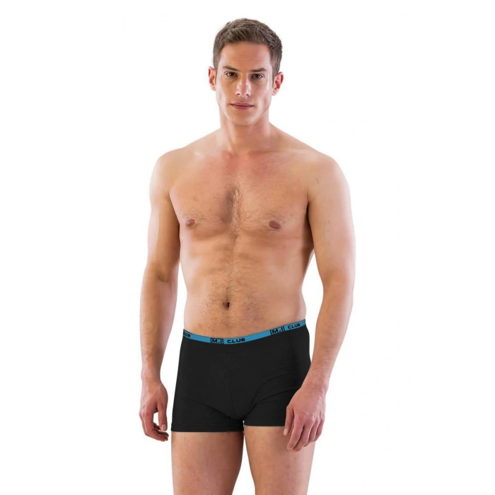MARSiLYAN-  Siyah MI Emay 6950 Erkek Boxer