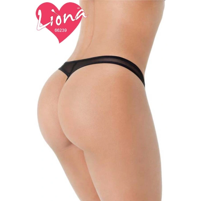 MARSİLYAN- Taşlı Büyük Beden Seksi Külot