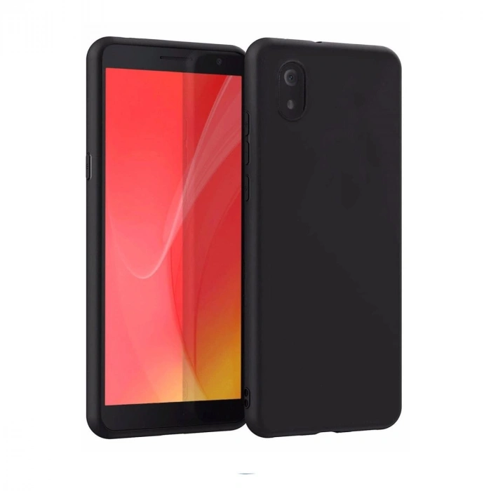 MARSİLYAN™- Tcl L7 Kılıf First Silikon - Siyah