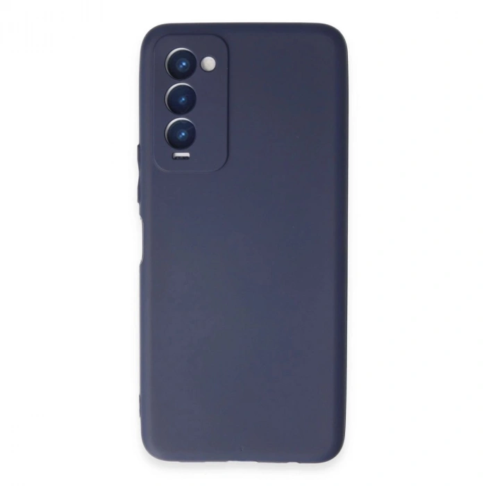 MARSİLYAN™- Tecno Camon 18 Kılıf First Silikon - Lacivert