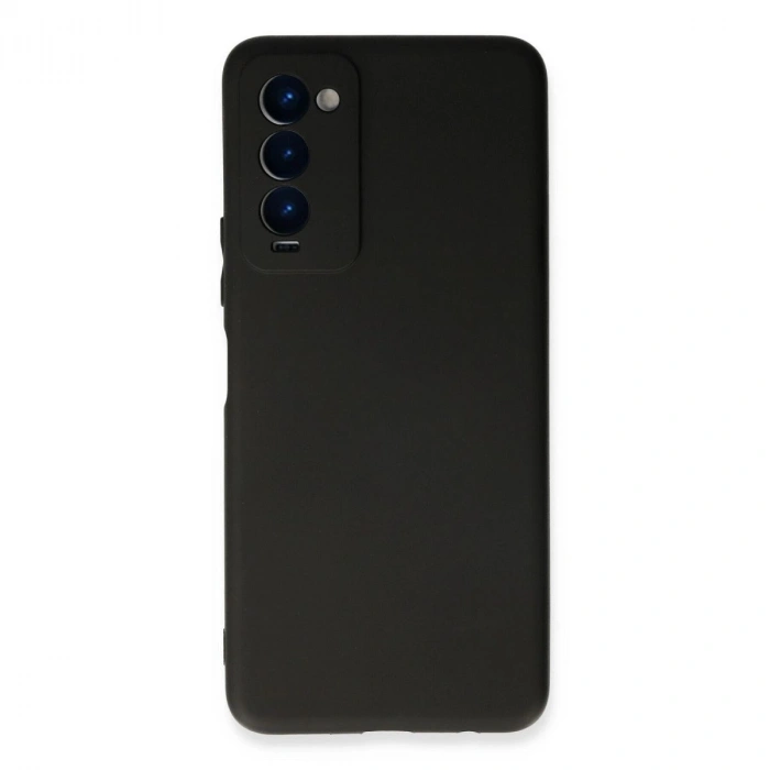 MARSİLYAN™- Tecno Camon 18 Kılıf First Silikon - Siyah