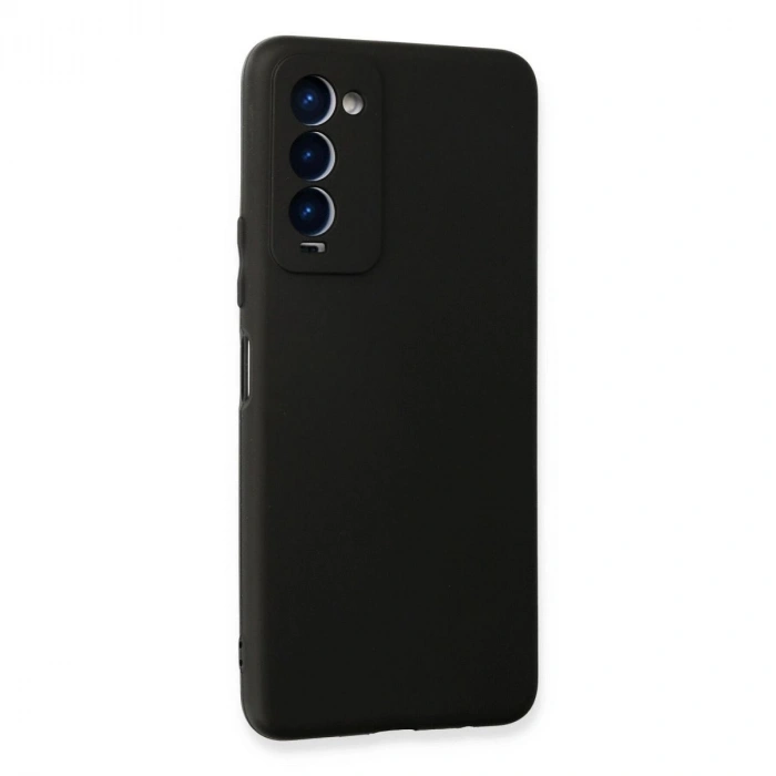 MARSİLYAN™- Tecno Camon 18 Kılıf First Silikon - Siyah