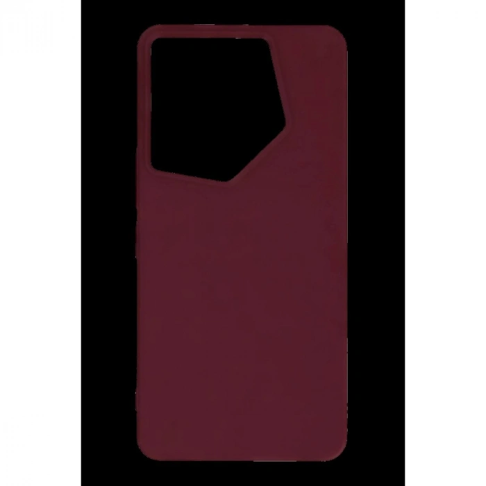 MARSİLYAN™- Tecno Camon 20 Pro 5g Kılıf First Silikon - Bordo