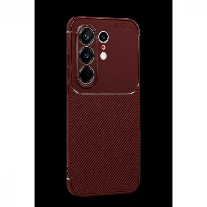MARSİLYAN™- Tecno Camon 50 Pro 5g Auto Focus Karbon Kapak - Bordo