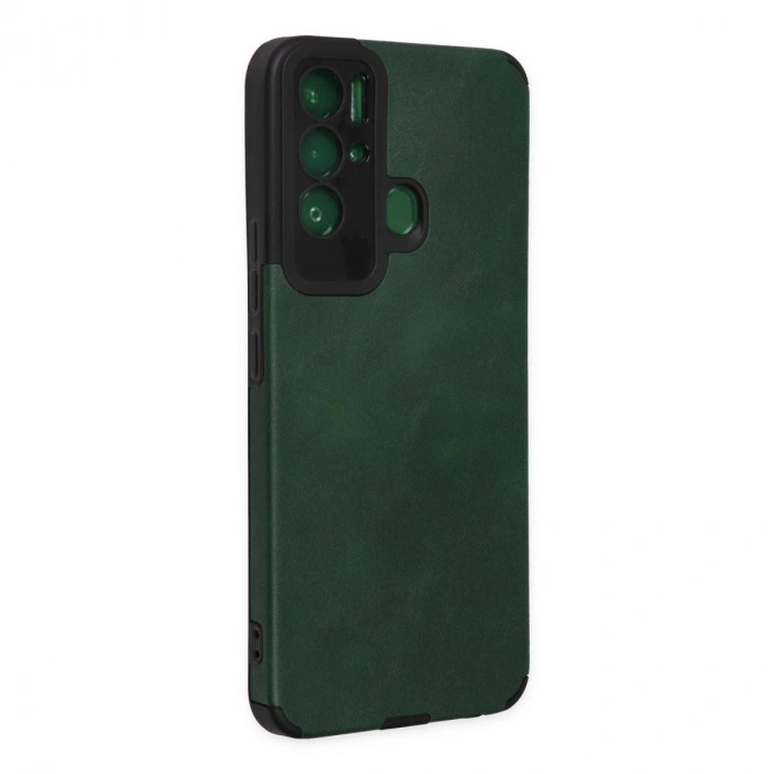 MARSİLYAN™- Tecno Pova Neo Kılıf Loop Deri Silikon - Yeşil