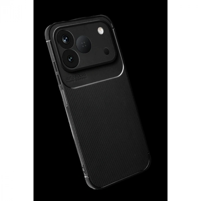 MARSİLYAN™-  Tecno Spark 50 4g Auto Focus Karbon Kapak - Siyah