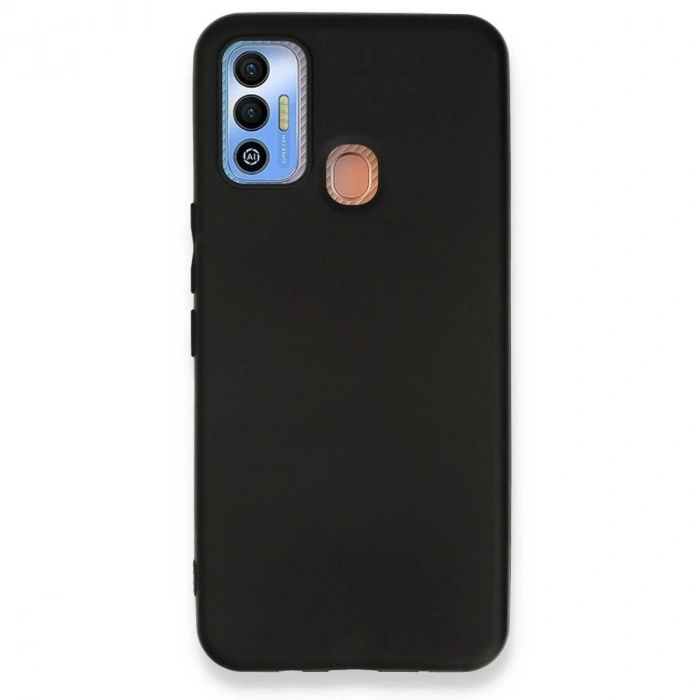 MARSİLYAN™- Tecno Spark 7t Kılıf First Silikon - Siyah