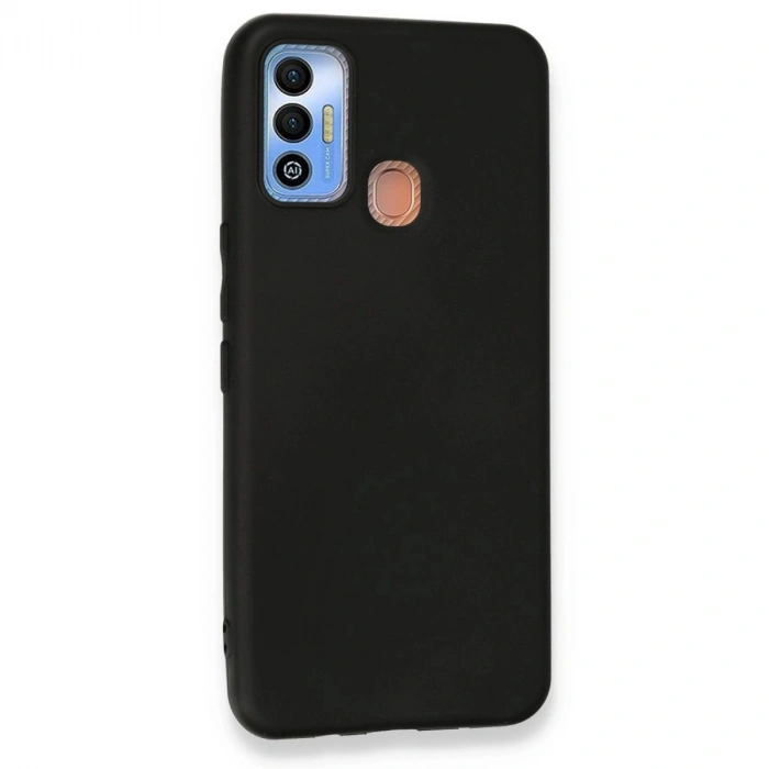 MARSİLYAN™- Tecno Spark 7t Kılıf First Silikon - Siyah