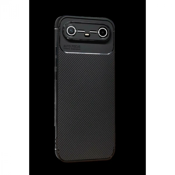 MARSİLYAN™- Tecno Spark Slim 5g Auto Focus Karbon Kapak - Siyah
