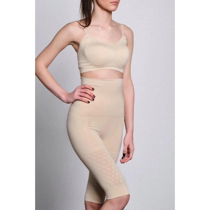 MARSiLYAN-  Ten MI Emay 2015 Yüksek Bel Double Uzun Paçalı Korse