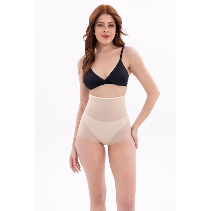 MARSiLYAN- Ten Mı Emay 2706 Lazer Tül Toparlayıcı Slip Hayalet Korse
