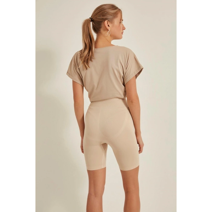 MARSiLYAN-  Ten MI Emay 3005 Soft Uzun Paçalı Boxer Korse