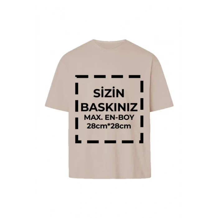 MARSiLYAN- Tişört Tasarla 24/1 Kumaş - Bej