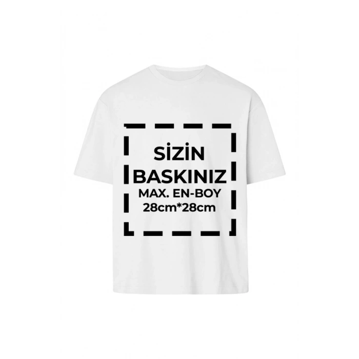 MARSiLYAN- Tişört Tasarla 24/1 Kumaş - Beyaz