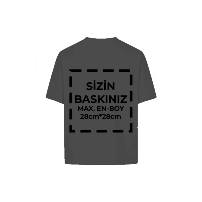 MARSiLYAN- Tişört Tasarla 24/1 Kumaş - Füme