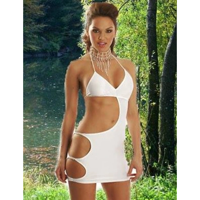 MARSİLYAN™-  TP060785 Dekolteli Seksi Elbise
