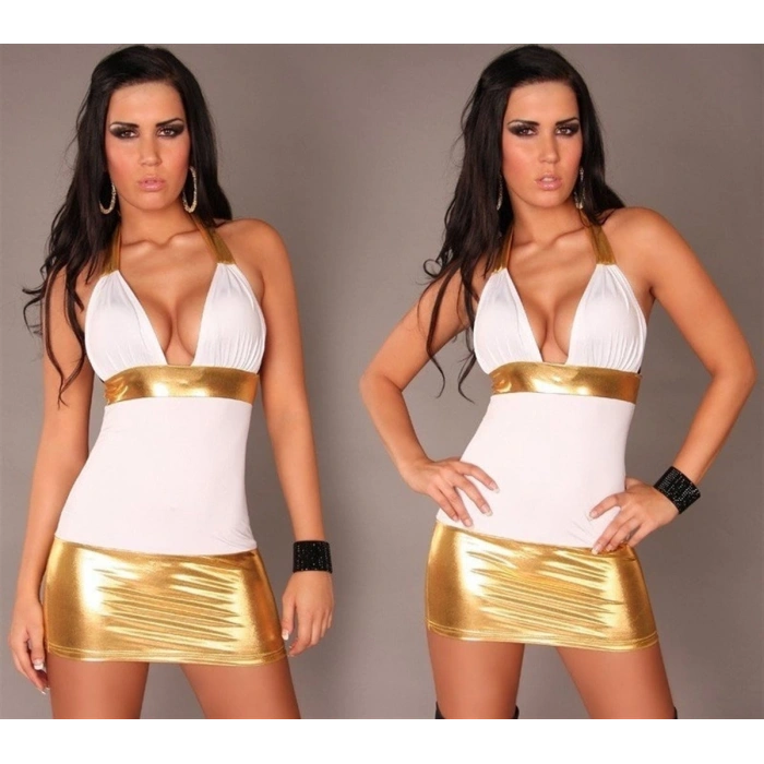 MARSİLYAN™-  TP100982 Seksi Mini Elbise