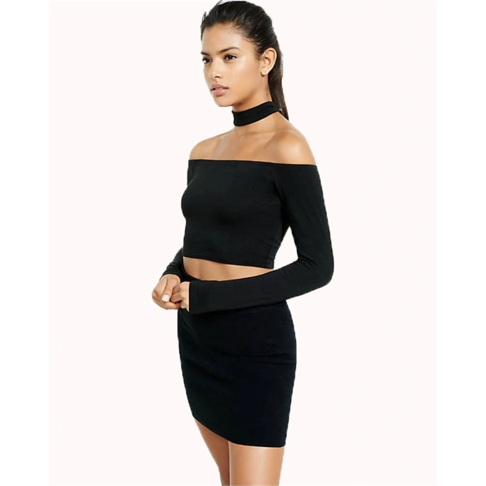 MARSiLYAN-  TP101280 Uzun Kollu Bustiyer Etek Takım