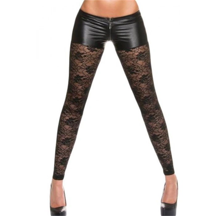 MARSiLYAN-  TP101428 Dantel Detaylı Şort Tayt