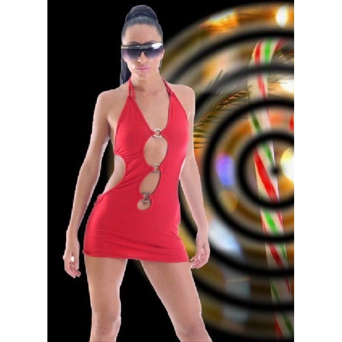 MARSiLYAN-  Tp1961381 Metal Süslemeli Mini Elbise