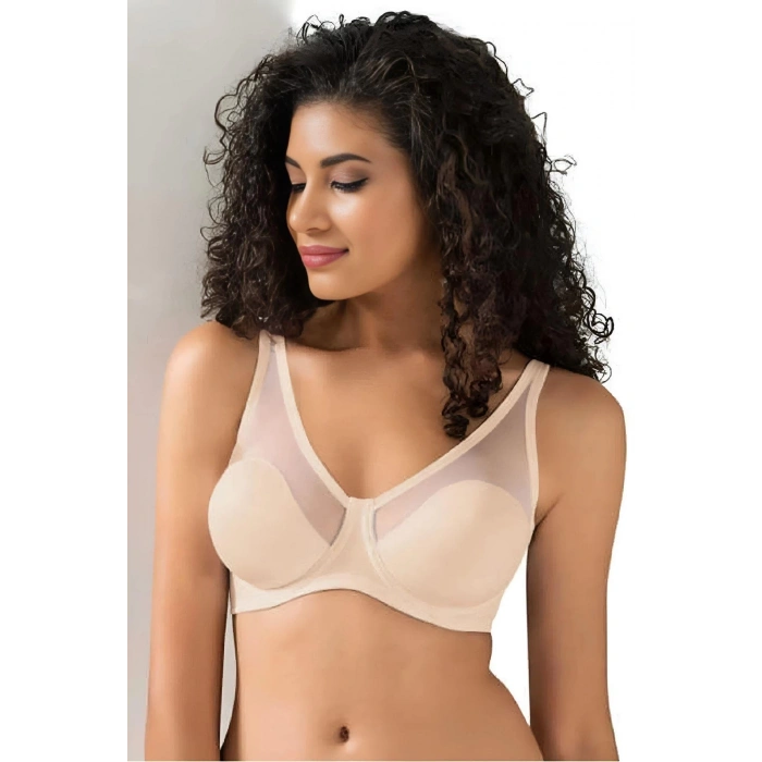 MARSiLYAN- Le Jardin Tül Kaplı Soft Cup Sütyen - LJ9200C