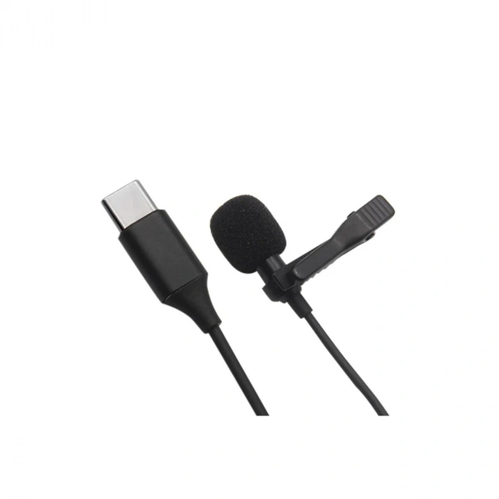 MARSİLYAN™- Type-c 2 Metre Double Mikrofon - Siyah