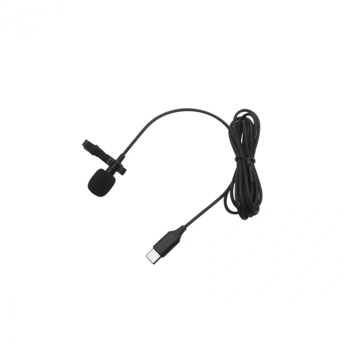 MARSİLYAN™- Type-c 2 Metre Double Mikrofon - Siyah